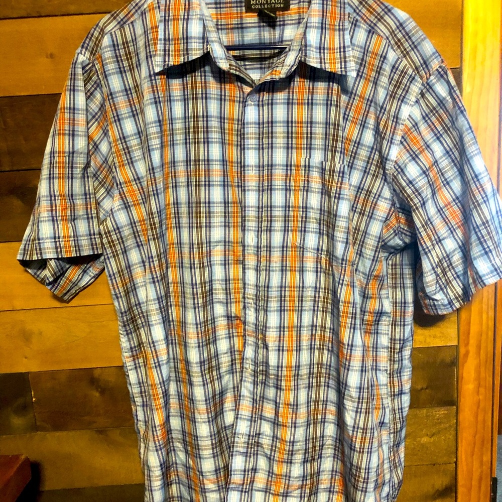 Montage Collection Button up T Shirt